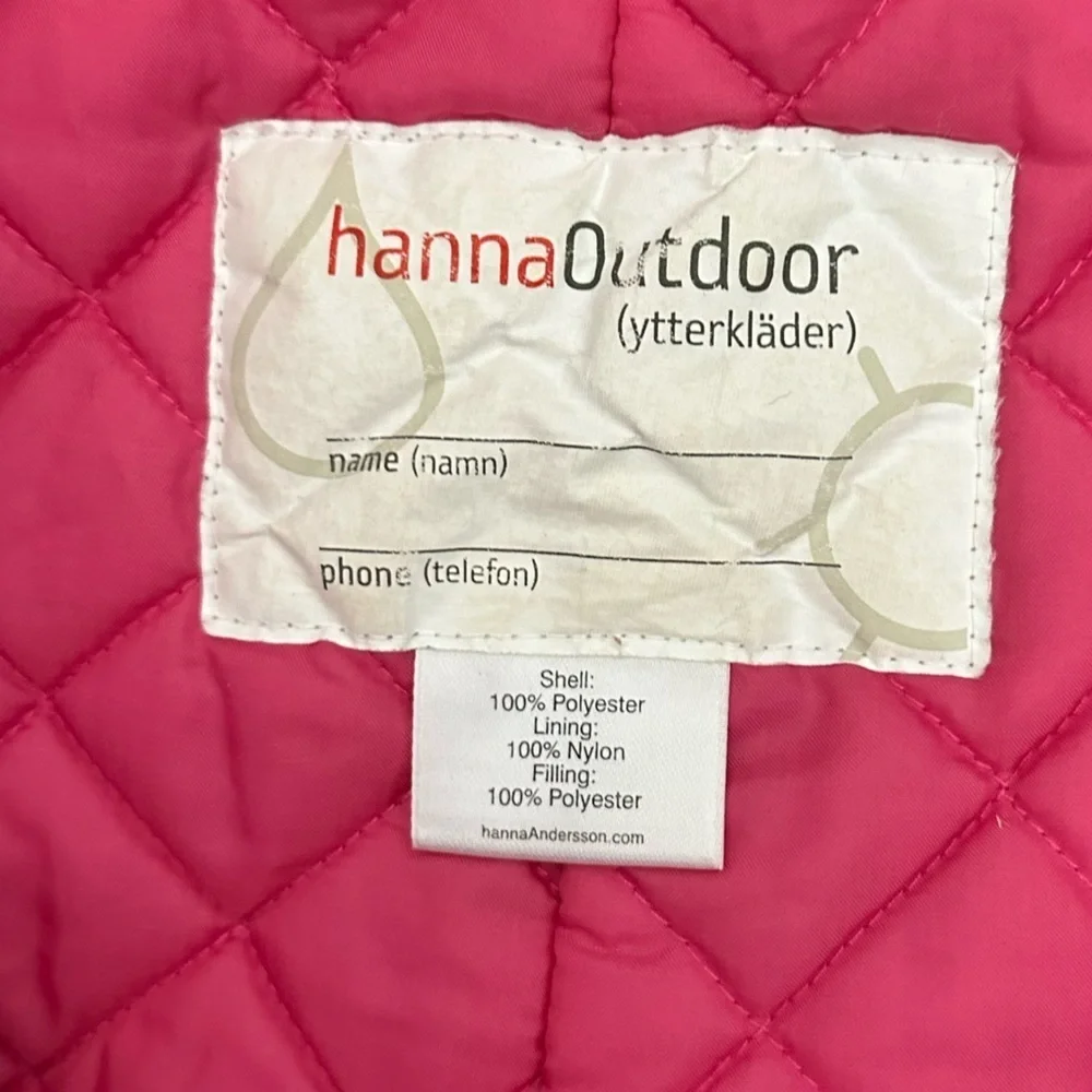 Hanna Andersson Floral Hooded Snowsuit